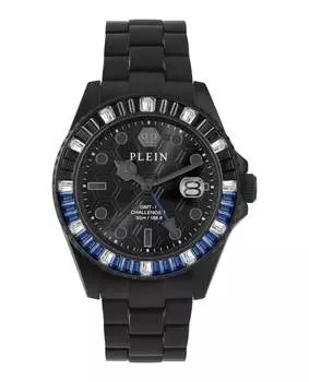 Часы GMT-I Challenger Baguettes PHILIPP PLEIN, черный/черный/черный