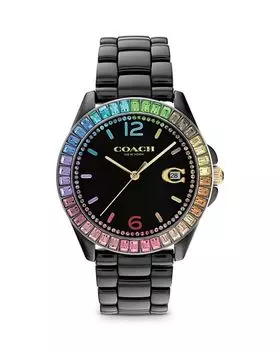 Часы Грейсон, 36 мм COACH, цвет Black