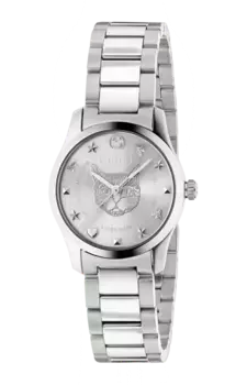 Часы Gucci G-timeless с серебром 27 мм