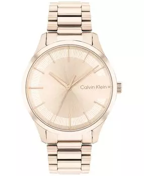 Часы-гвоздики с золотистым браслетом 35 мм Calvin Klein