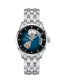 Часы Hamilton Jazzmaster Open Heart, 40 мм, синий