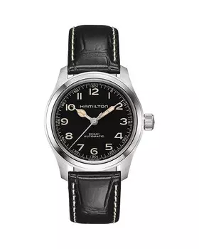 Часы Hamilton Khaki Field Murph, 38 мм, черный