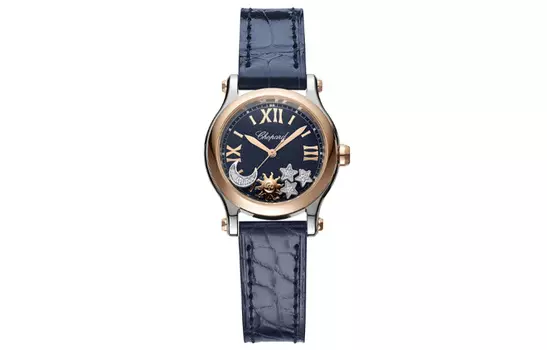Часы Happy Sport Sun Moon And Stars 30mm Chopard
