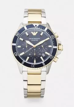 Часы-хронограф Diver Emporio Armani, серебристого цвета