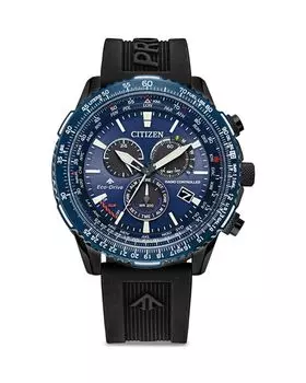 Часы-хронограф Eco Promaster с воздушным ремешком, 46 мм Citizen, цвет Blue
