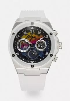 Часы-хронограф Guess, серебристый оттенок Poseidon