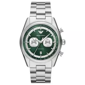 Часы-хронограф из нержавеющей стали EMPORIO ARMANI