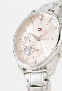 Часы-хронограф Quinn Tommy Hilfiger, серебристый/розовый