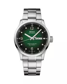 Часы-хронометр Multifort M, 42 мм MIDO, зеленый