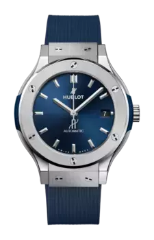 Часы Hublot Classic fusion из синего титана 38 мм