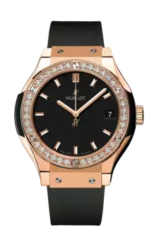 Часы Hublot King gold diamonds 33 мм
