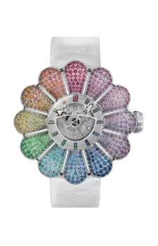 Часы Hublot MP 15 takashi murakami torubillon sapphire rainbow ограниченная серия 42 мм