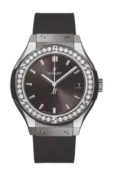 Часы Hublot Сlassic fusion racing grey из титана 33 мм