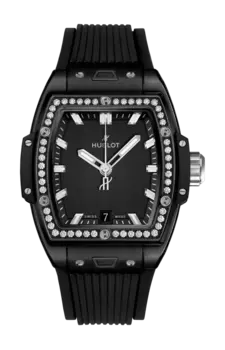 Часы Hublot Spirit of big bang black magic с бриллиантами 39 мм