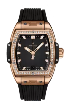 Часы Hublot Spirit of big bang king gold diamonds из золота с бриллиантами 39 мм