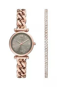 Часы и браслет Fossil, золотой