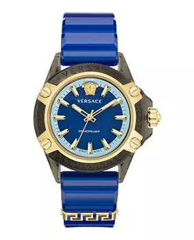 Часы Icon Active из силикона Versace, прозрачный/черный