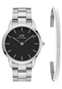 Часы ICONIC LINK 40MM + CLASSIC BRACELET LARGE Daniel Wellington, серебряный