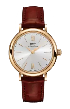 Часы Iwc Schaffhausen Portofino automatic с золотом 34 мм