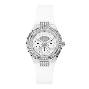 Часы из белой смолы GUESS