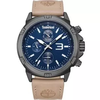 Часы из бежевой кожи Timberland