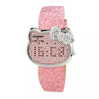 Часы из разноцветной кожи Chronotech, Multicolor