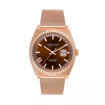 Часы из розового золота с текстильным корпусом Jason Markk