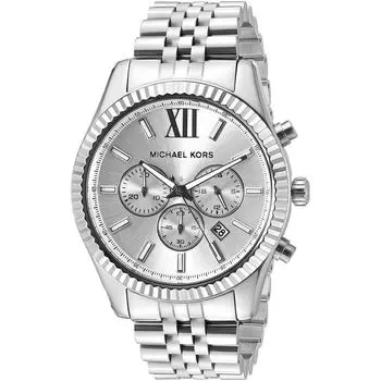 Часы из серебристой стали Michael Kors