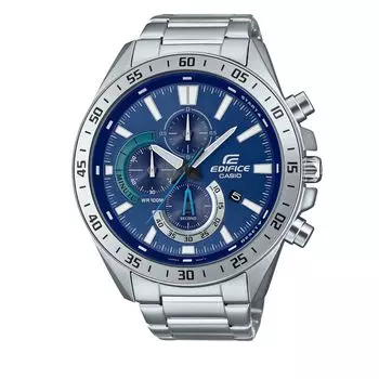 Часы из серой нержавеющей стали Casio