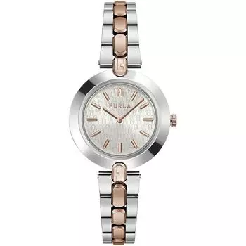 Часы из серой нержавеющей стали Furla, Gray