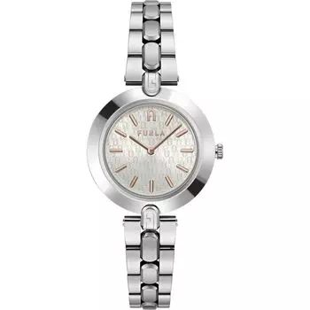 Часы из серой нержавеющей стали Furla, Gray