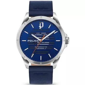 Часы из синей кожи The Police