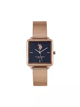 Часы Jade USP8305BL U.S. Polo Assn., синий/розовое золото
