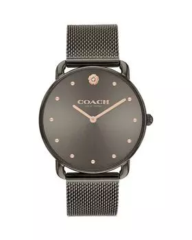 Часы Эллиот, 36 мм COACH, цвет Gray