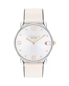 Часы Эллиот, 36 мм COACH, цвет Ivory/Cream