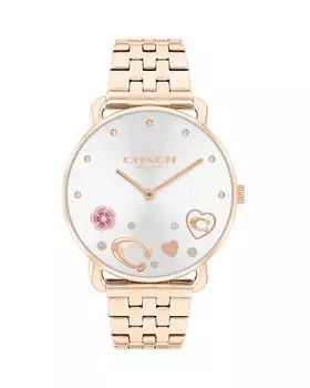 Часы Эллиот, 36 мм COACH, цвет Silver