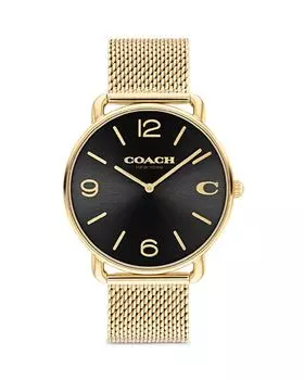 Часы Эллиот, 41 мм COACH, цвет Black