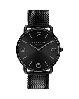 Часы Эллиот, 41 мм COACH, цвет Black