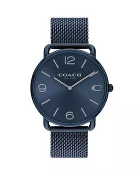 Часы Эллиот, 41 мм COACH, цвет Blue