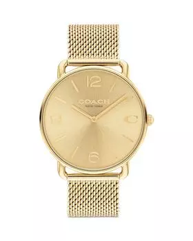 Часы Эллиот, 41 мм COACH, цвет Gold