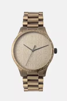 Часы Кэлвин Кляйн Calvin Klein, бежевый