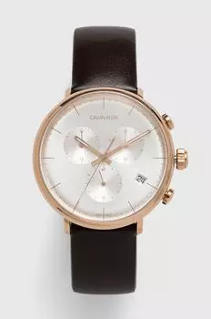 Часы Кэлвин Кляйн Calvin Klein, коричневый
