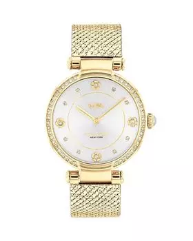 Часы Кэри, 34 мм COACH, цвет White