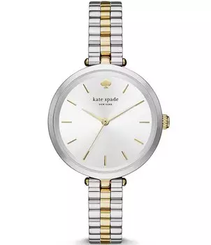 Часы Kate Spade New York Holland с двухцветным браслетом из нержавеющей стали, мультиколор
