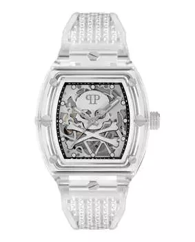 Часы $keleton Crystal Automatic PHILIPP PLEIN, прозрачный/прозрачный/серебряный