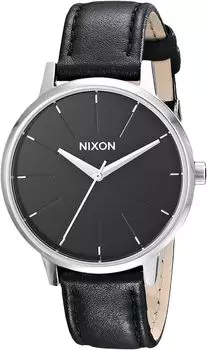 Часы Kensington Leather Nixon, цвет Navy/Rose Gold