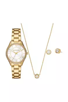 Часы, колье и серьги LAURYN Michael Kors, золотой