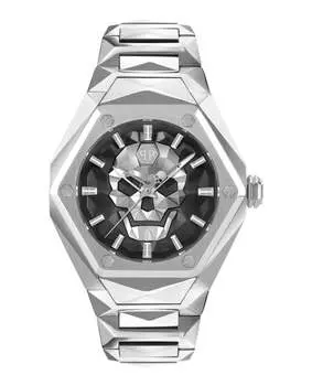 Часы $kull Spikes PHILIPP PLEIN, цвет silver/stainless steel/black