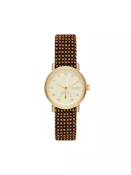 Часы Kuppel Lille Skagen, коричневый