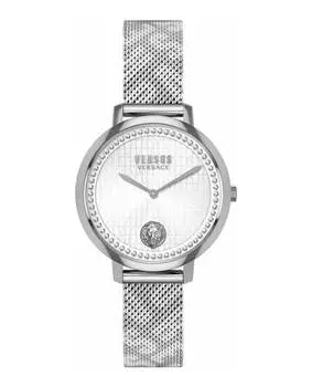 Часы La Villette Crystal Versus Versace, цвет silver/stainless steel/silver